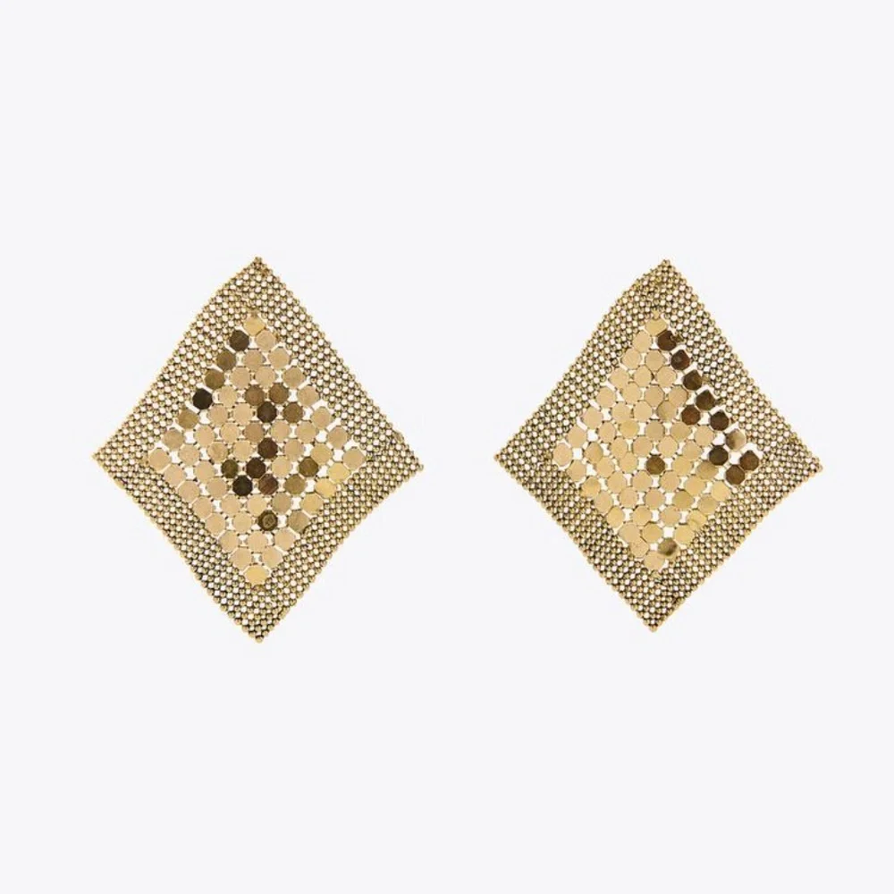 NWT Zara Metal Mesh Earrings